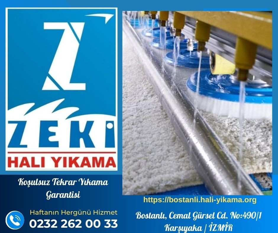 bostanlı halı yıkama aşamaları
